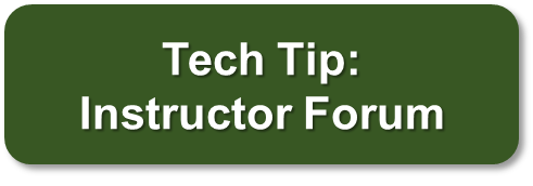Tech Tip Instructor Forum